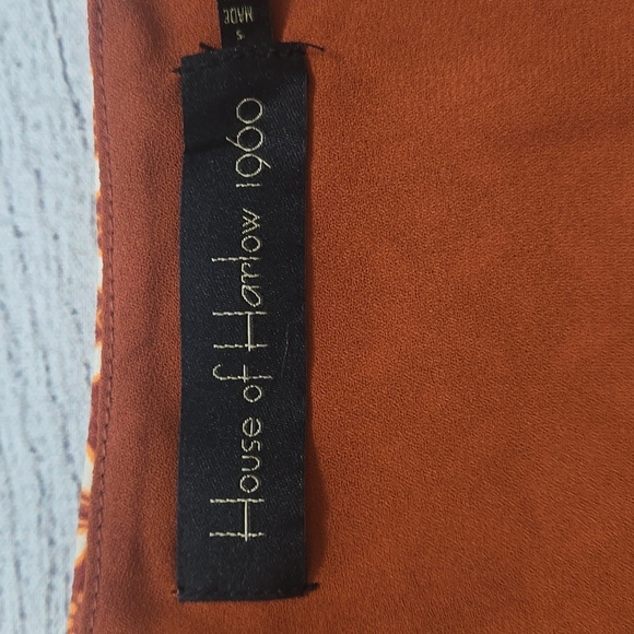 House of Harlow 1960 Vincenza Maxi Dress Geo Tile Print Size S - Picture 11 of 16